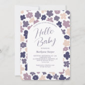 Schattig Boho Daisy Baby shower Kaart (Voorkant)