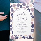 Schattig Boho Daisy Baby shower Kaart