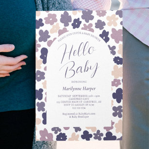 Schattig Boho Daisy Baby shower Kaart
