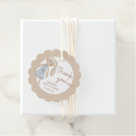 Schattig Boho Oh Baby Bunny Dank je wel Bedankjes Labels