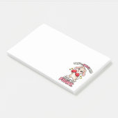 Schattig bokskonijn klaar om te vechten post-it® notes (Schuin)