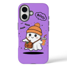 Schattig Boo Geest Meisjesachtige iPhone 16 Hoesje
