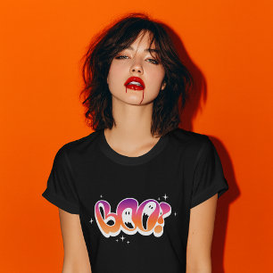 Schattig Boo Spook Halloween Groovy T-shirt