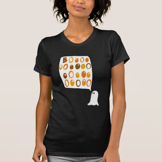 Schattig 'BOO' spook T-shirt (Voorkant)