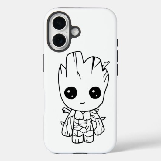 Schattig Boom Cartoon Karakter | Aardige Chibi Nat Case-Mate iPhone Case (Achterkant)
