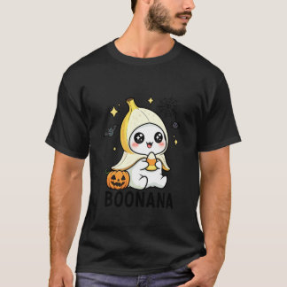 Schattig Boonana Geest Banaan Grappige Halloween K T-shirt