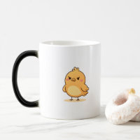 Schattig Boos Kuiken Minimalistische Cartoon