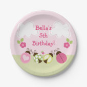 Schattig Bord van Ladybugs en Flowers (Voorkant)