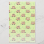 Schattig bos briefpapier (Voorkant)