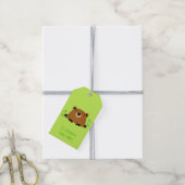 Schattig bos cadeaulabel (Met Touw)