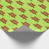 Schattig bos cadeaupapier (Hoek)
