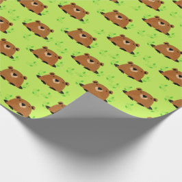 Schattig bos cadeaupapier