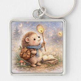 Schattig Bos Egeltje & Vuurvliegje Sleutelhanger