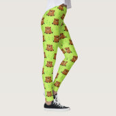 Schattig bos - grondhog - patroon leggings (Rechts)