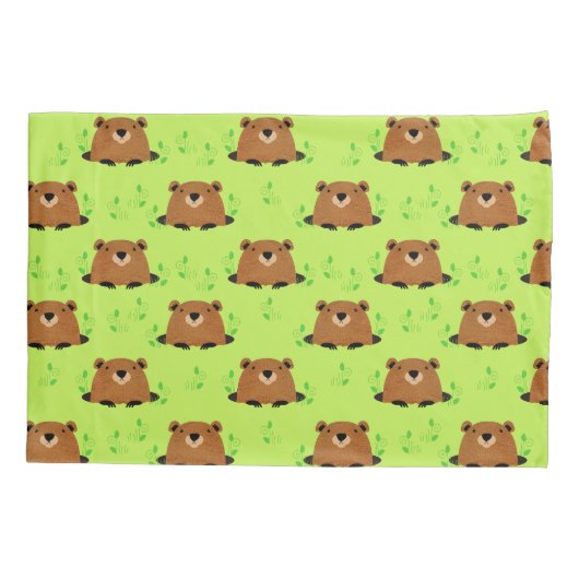 Schattig bos kussensloop (Achterkant)