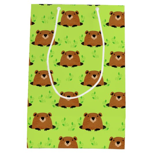 Schattig bos medium cadeauzakje (Achterkant)