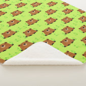 Schattig bos sherpa deken (3/4)