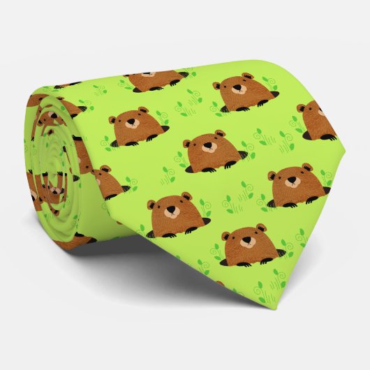 Schattig bos stropdas (Opgerold)