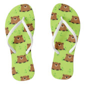 Schattig bos teenslippers (Voetbed)