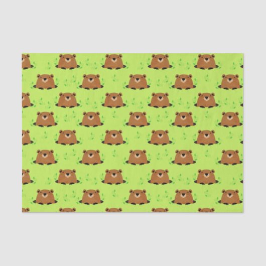 Schattig bos tissuepapier (Voorkant)