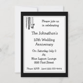 Schattig bos vos dier kunst huwelijksjubileum kaart (Achterkant)