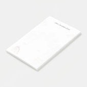 Schattig bosdier moderne kantoormanager post-it® notes (Schuin)