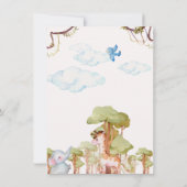 Schattig bosdier Verjaardag Kaart (Achterkant)