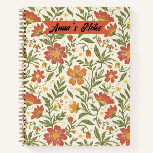 Schattig botanisch journaal voor schrijven en noti notitieboek