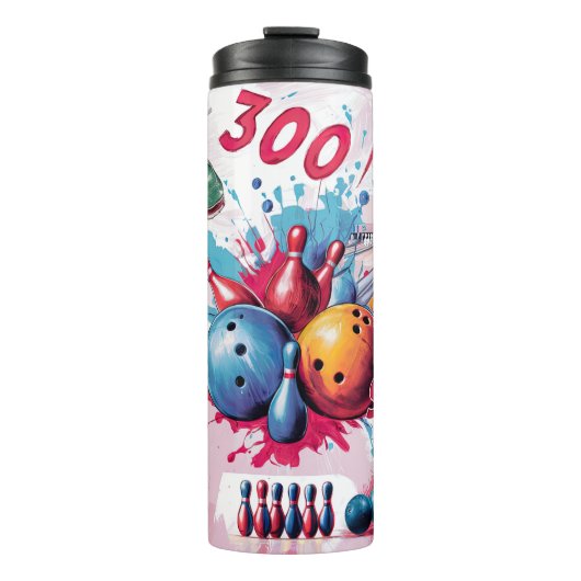 Schattig Bowling Leven Thermosbeker (Voorkant)