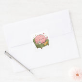 Schattig brein neemt pauze leuk sticker (Envelop)