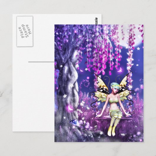 Schattig Briefkaart (Voorkant / Achterkant)