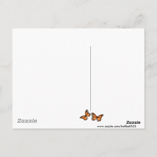 Schattig Briefkaart (Achterkant)