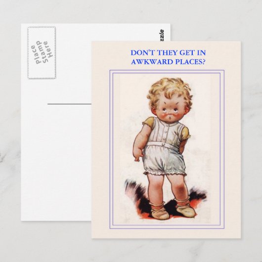  schattig briefkaart. briefkaart (Voorkant / Achterkant)