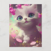 Schattig Briefkaart Kitten (Voorkant)