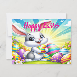 Schattig Briefkaart met Bunny