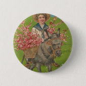 Schattig  Briefkaart Ronde Button 5,7 Cm (Voorkant)