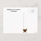 Schattig Briefkaart voor kerstmis op de nativiteit (Achterkant)