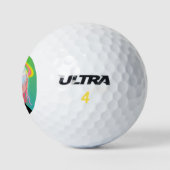 Schattig Bright Neon Halo Anime Meisje Golfballen (Logo)
