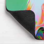 Schattig Bright Neon Halo Anime Meisje Muismat (Hoek)