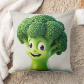 Schattig Broccoli Cartoon Personage Kussen (Deken)