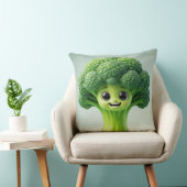 Schattig Broccoli Cartoon Personage Kussen (Stoel)