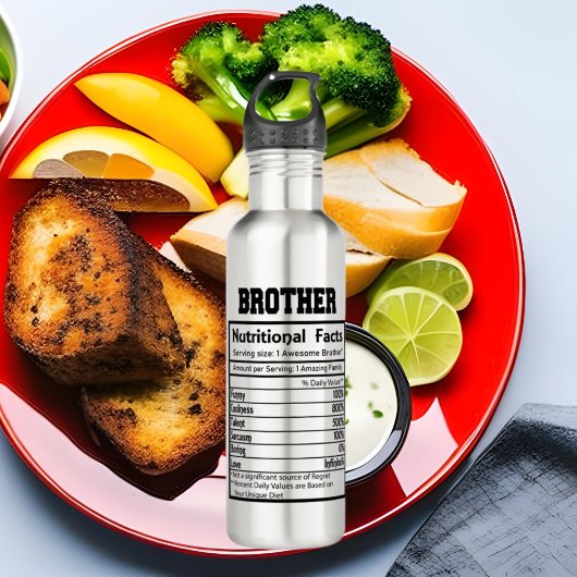 schattig Brother woord art feiten Waterfles