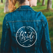 schattig bruid vrouwen denim jacket