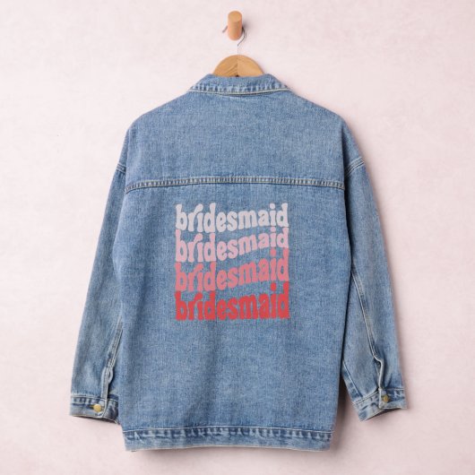 schattig bruidsmeisje vrouwen denim jacket (Hangar)