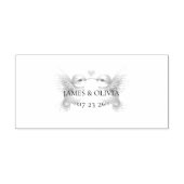 Schattig bruidspaar  zelfinktende stempel (Design)