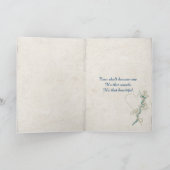 schattig bruiloft op strand kaart (Binnen)