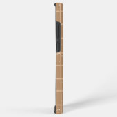 Schattig bruin geruit samsung galaxy hoesje (Rechterkant)
