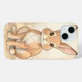 Schattig bruin konijn in een bos Case-Mate iPhone case (Achterkant (horizontaal))