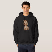 Schattig Bruin Paard Hoodie (Voorkant volledig)