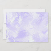 Schattig Bruin Wit Guinee Varken Custom Paarse Par Kaart (Achterkant)